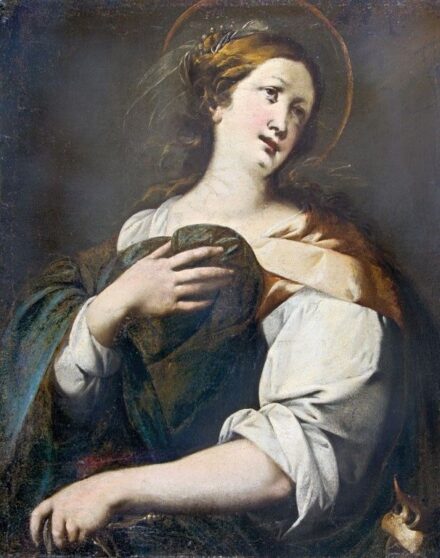 Lombard festő, 17. sz. első fele: Alexandriai Szent Katalin