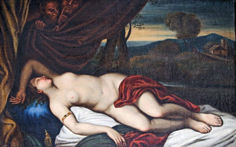 Német festő, 18. sz.: Zsuzsanna és a vének