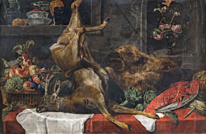 Snyders, Frans (1579-1657) után, 19. sz.: Konyhai csendélet homárral