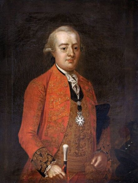Osztrák festő, 18. sz.: Anton Johann Nepomuk Graf von Hamilton (1722-1776) portréja (1764-1776 között altábornagy)