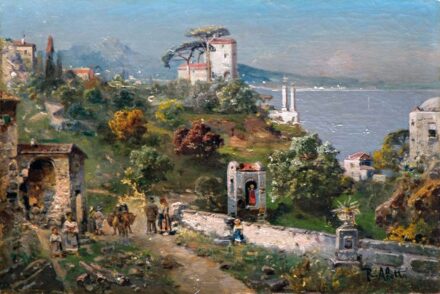 Alott, Robert (1850-1910): Itáliai részlet alakokkal