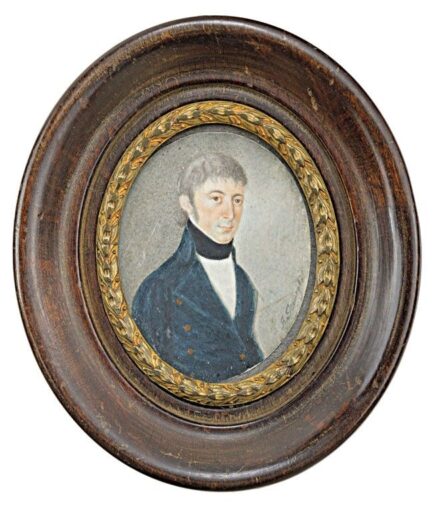 Jenny Alajos (1770 k. -1834): Férfi portré, 1820
