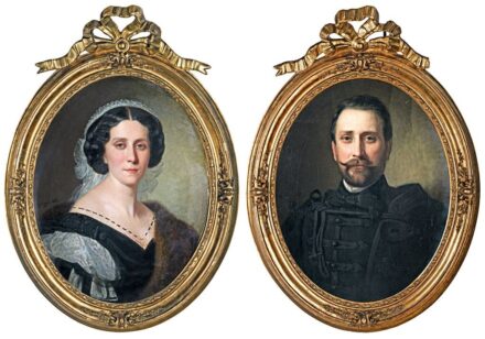 Györgyi Giergl Alajos (1821-1863): Házaspár portréja, 1860