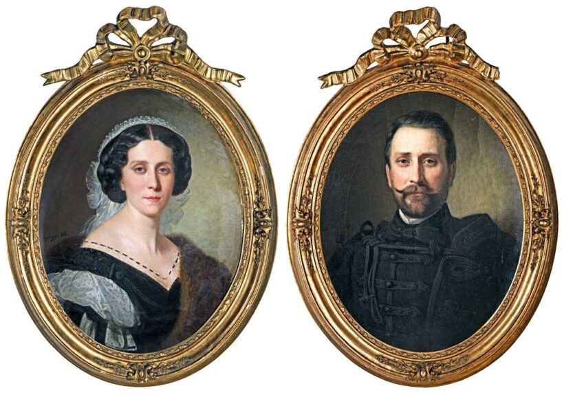 Györgyi Giergl Alajos (1821-1863): Házaspár portréja, 1860