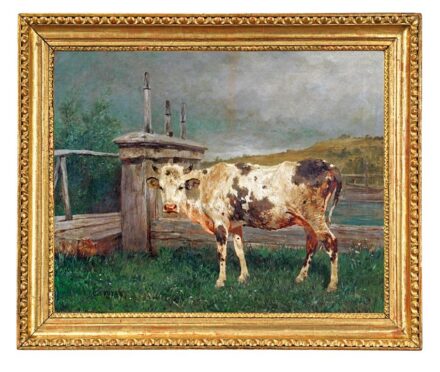 Troyon, Constant (1810-1865): Borjú