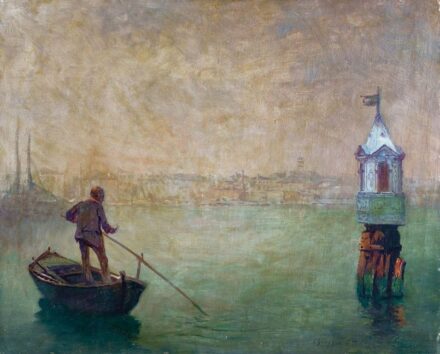 Háry Gyula (1864-1946): Chioggia partjainál