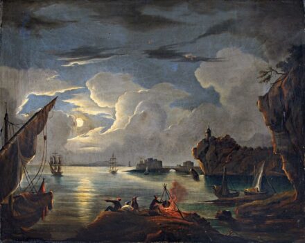 Wutky Michael (1739-1822) után, 19. sz. második fele: Holdfényes tengerpart