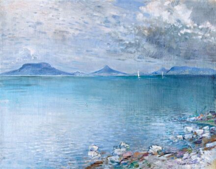 Halvax Gyula (1906-1984): Badacsony látképe