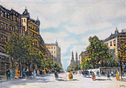 Berkes Antal (1874-1938): Nagyvárosi utca