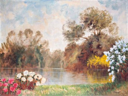 Olgyay Ferenc (1872-1939): Parkrészlet