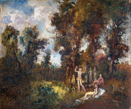 Herman Lipót (1884-1972): Nimfák a tisztáson, 1936