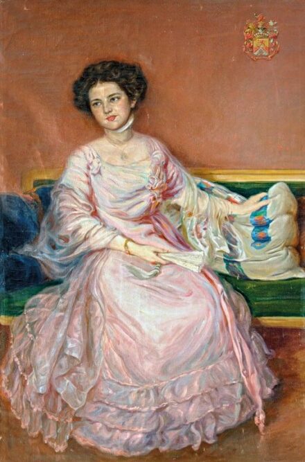 Dussek, Eduard Adrian (1871-1930): Hölgy portré, 1930