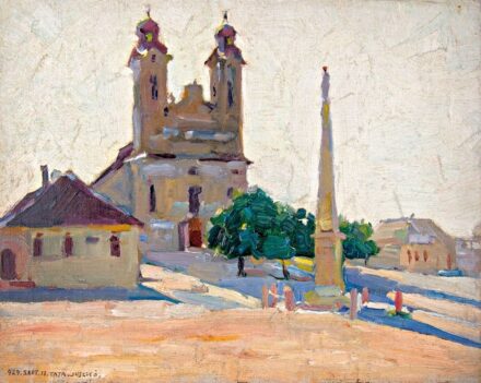 Juszkó Béla (1877-1969): A tatai Szent Kereszt templom, 1929
