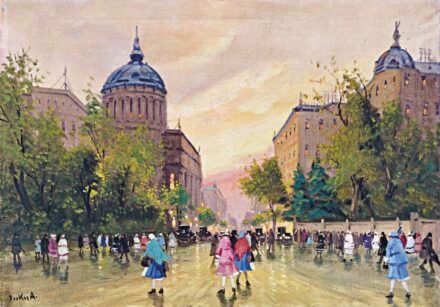 Berkes Antal (1874-1938): Nagyvárosi sugárúton
