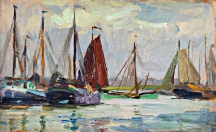 Nyilasy Sándor (1873-1934): Dordrechti kikötő