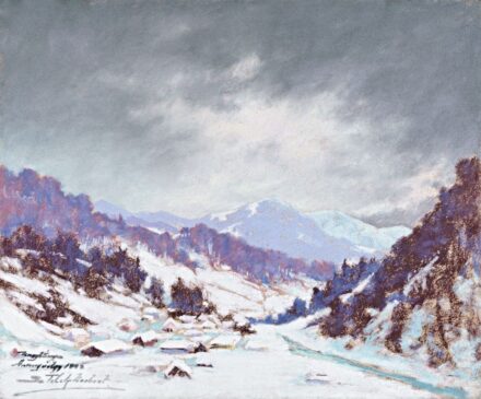Sztelek Norbert (1884-1956): Nagybánya - "Aranyvölgy", 1943