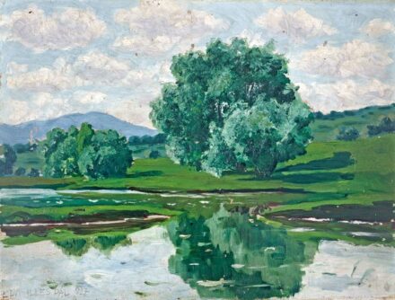 Edvi - Illés Pál (működött a 20. sz. elején): Vízparti részlet, 1927