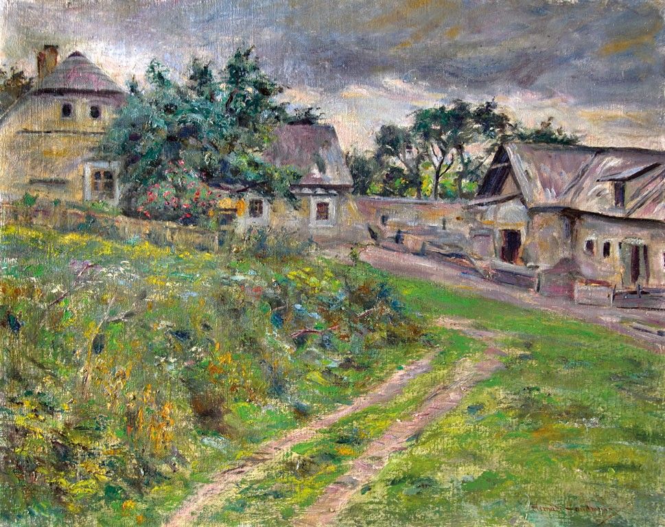 Hernádi Handmann Adolf (1873-1944): Vidéki udvarház