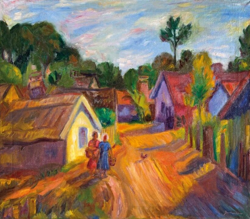Jankay Tibor (1899-1994): Falusi utca