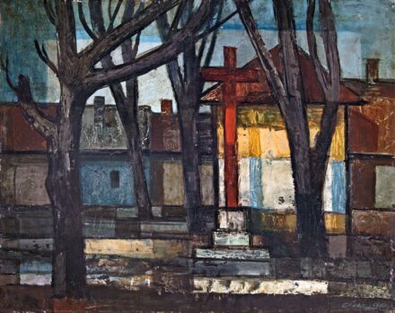Gádor Emil (1911-1998): "Vörös kereszt", 1965