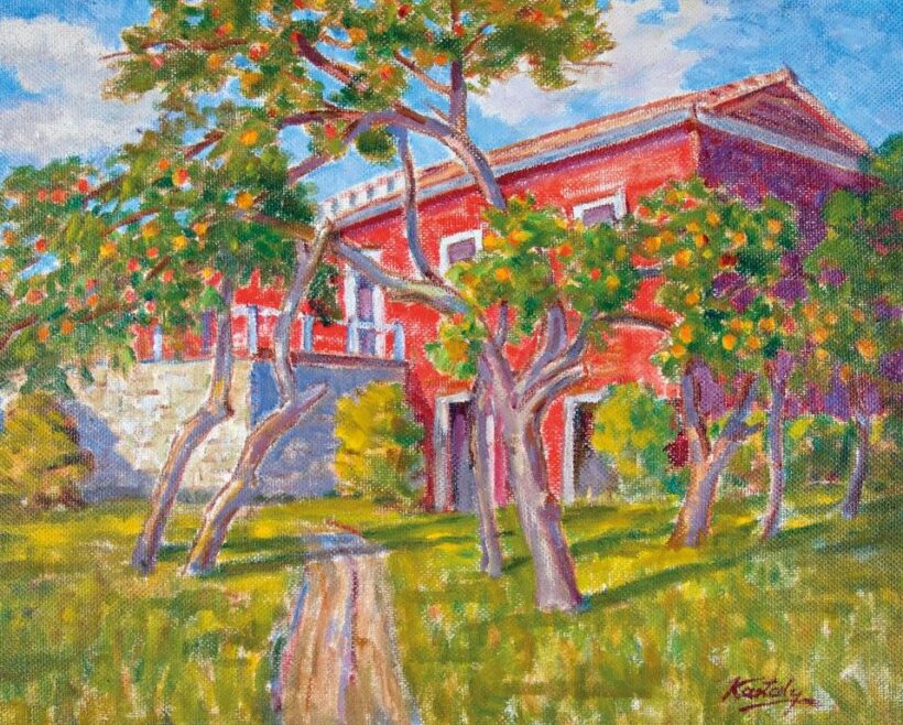 Kastaly István (1892-1972): Villa kertje