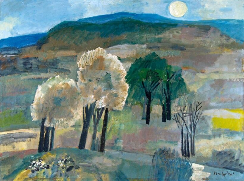 Szentgyörgyi Kornél (1916-2006): Virágzó fák