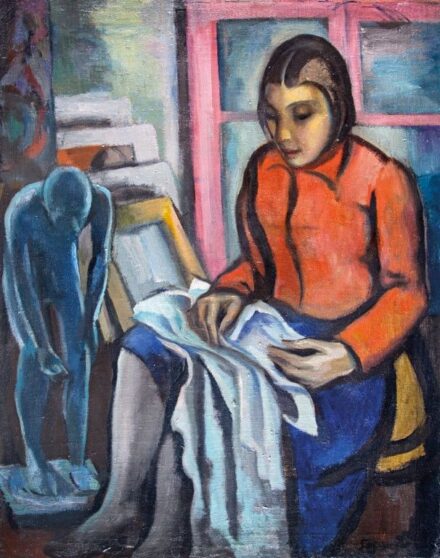 Schönberger Armand (1885-1974): Varró leány, 1932