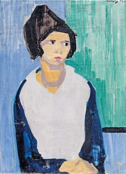 Móricz Margit (1902-1990): Női portré, 1967
