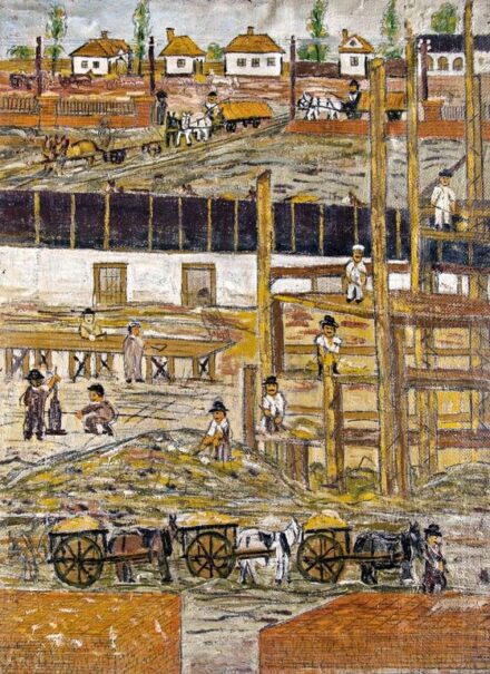 Gedranday(?) H. jelzéssel: Falusi munkák, 1937