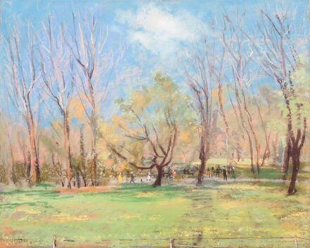 Ruzicskay György (1896-1993): Parkrészlet, 1941
