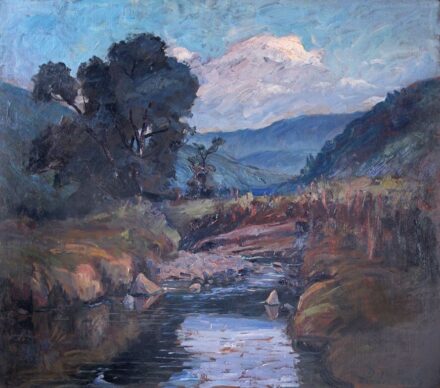 Bozsó János (1922-1998): "Dömösi táj", 1967