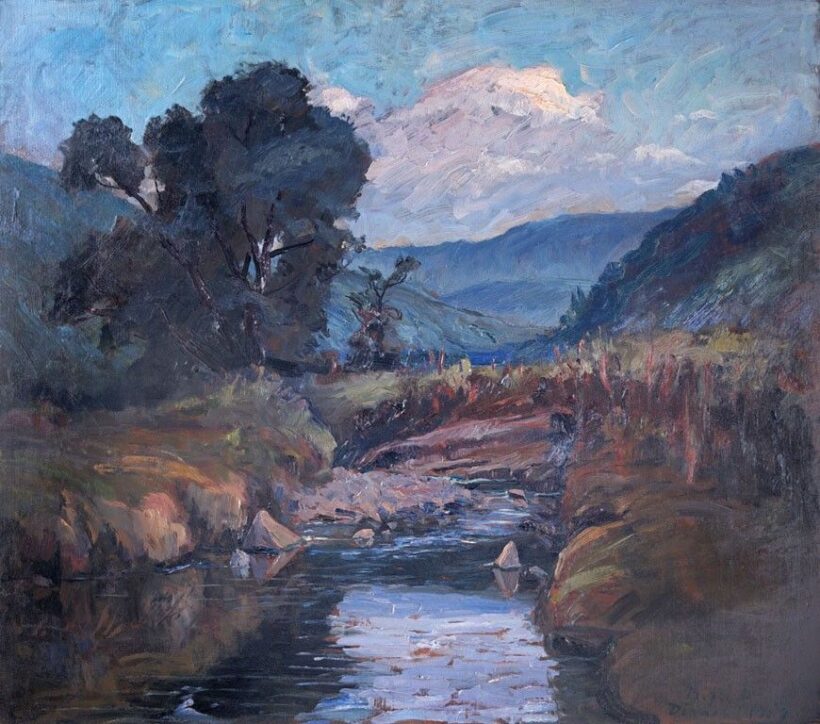 Bozsó János (1922-1998): "Dömösi táj", 1967