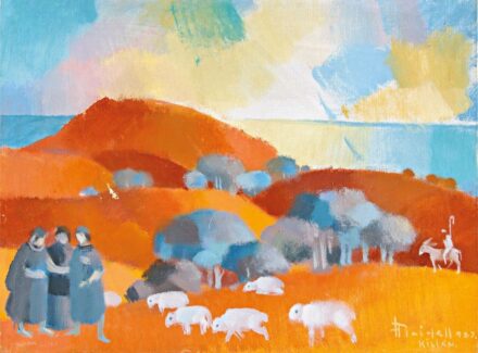 Pleidell János (1915-2007): "Csopaki vörösföld", 1983