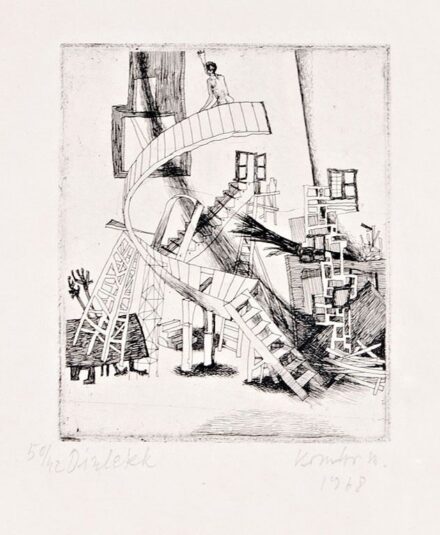 Kondor Béla (1931-1972): "Díszletek", 1968