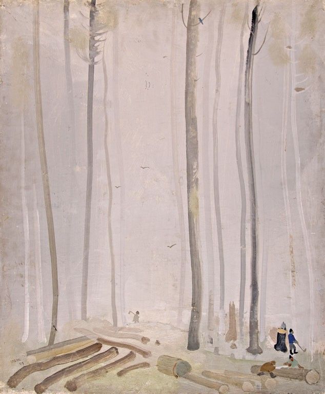 Vadász Endre (1901-1944): Favágók a rengetegben, 1939