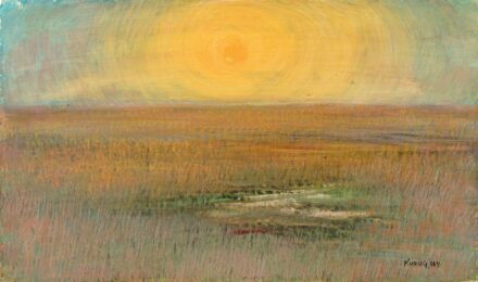 Kurucz D. István (1914-1996): "Naplemente", 1974
