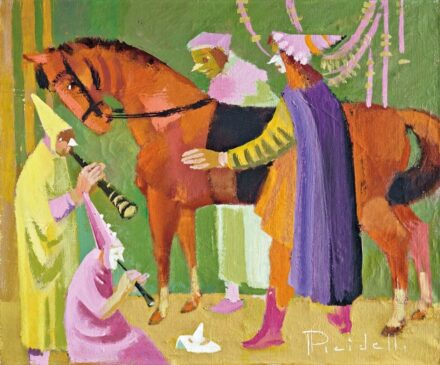 Pleidell János (1915-2007): Maskarások
