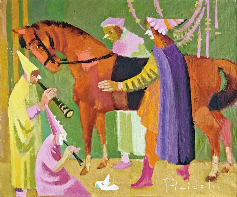 Pleidell János (1915-2007): Maskarások