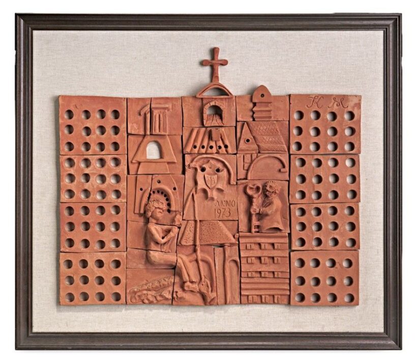 Kovács Margit (1902-1976): A győri városkapu terve, 1973