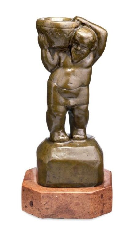 Medgyessy Ferenc (1881-1958): Kosarat cipelő férfi