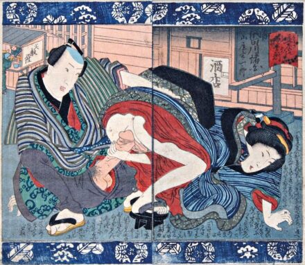 Shunga - erotikus jelenet