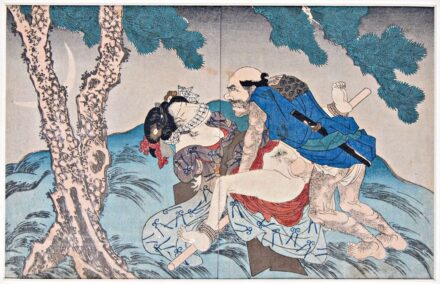 Shunga - megkötözött nő