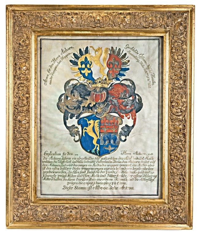 Az Aichorn család nemesi címere