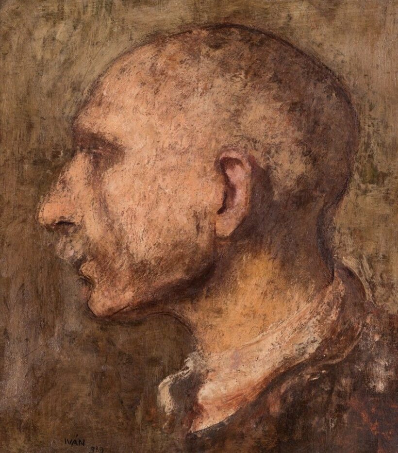 Iván Szilárd: Férfi fej (1939) 