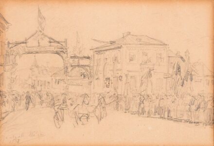 Jantyik Mátyás: Városi ünnepség (1887) 