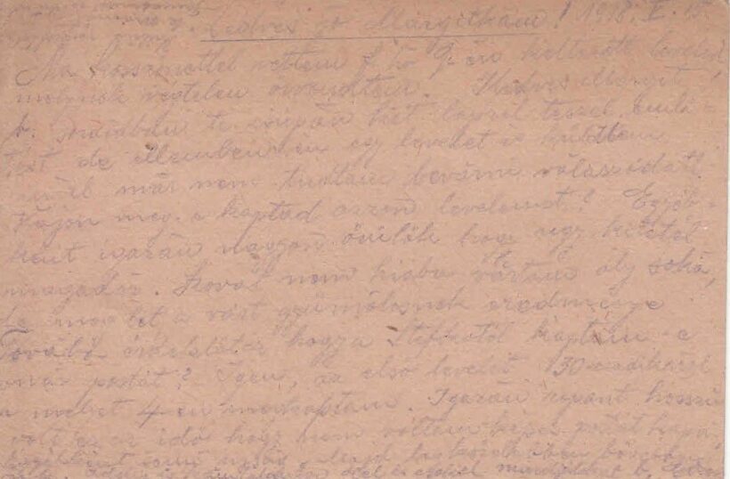 58-1551 1918 Tábori postai levelezőlap "K.u. k. Div. Trninkemmando" No. 155 / Ellenörzött - Image 2