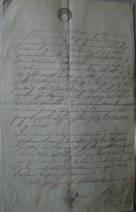 58-1286 1841 Szignettás levél