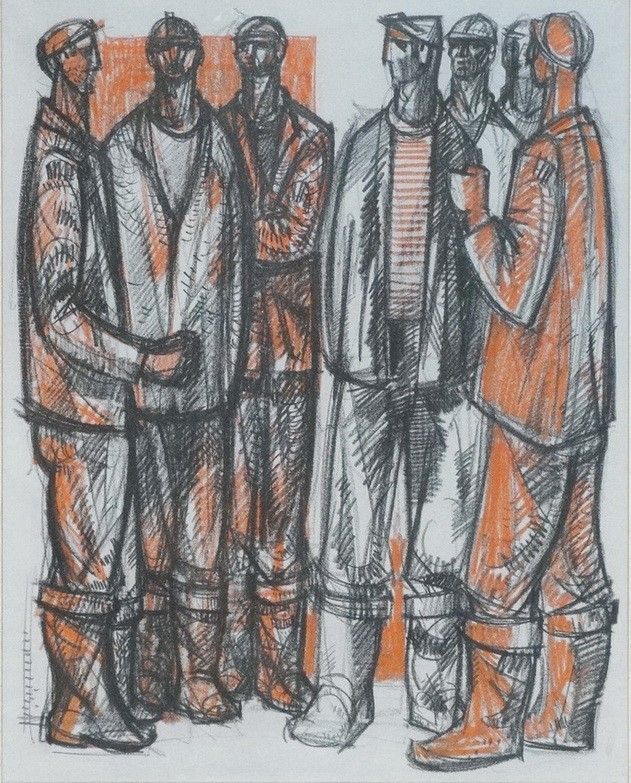 Krajcsirovits Henrik (1929): Bányászok