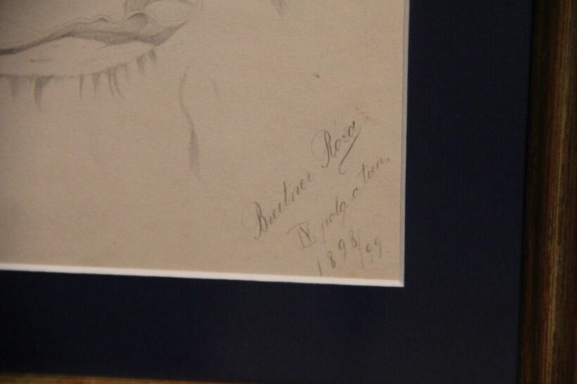 Breitner Róza - Kislány arcképe - Image 2