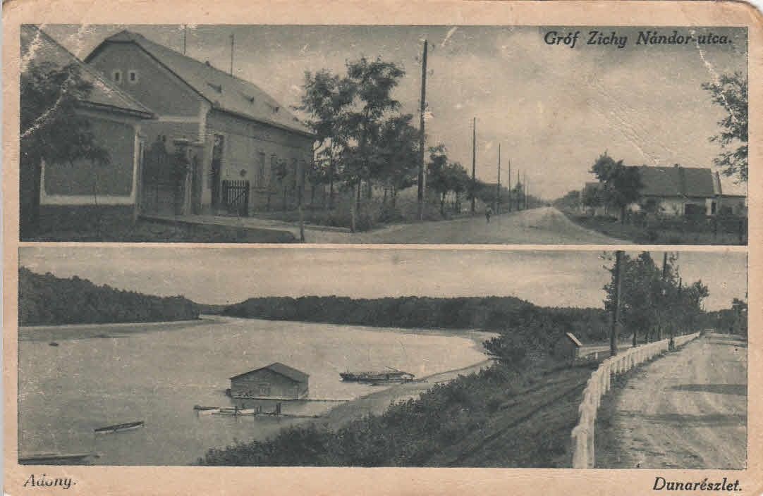 59-1575 Adony / Gróf Zichy Nádor-utca, Dunarészlet